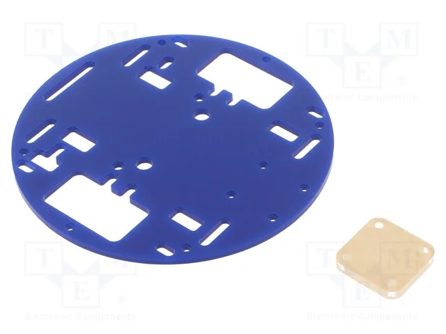 Chassis, RRC01A, azul, 127x3mm, acr&iacute;lico
