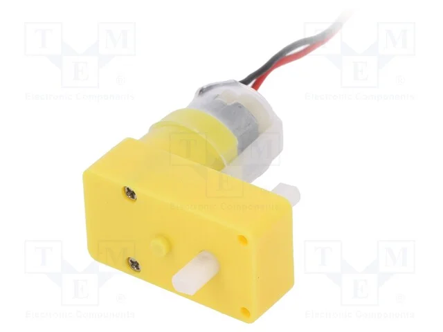 Motor: DC, com transmiss&atilde;o, 6VDC, 2,8A, 180rot./m.