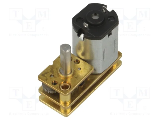 Motor: DC, com transmiss&atilde;o pl&aacute;stica, 6VDC, 250mA,.
