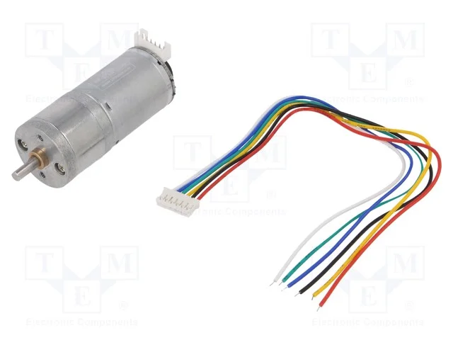 Motor: DC, com encoder,com transmiss&atilde;o, 6VDC, 3A,.