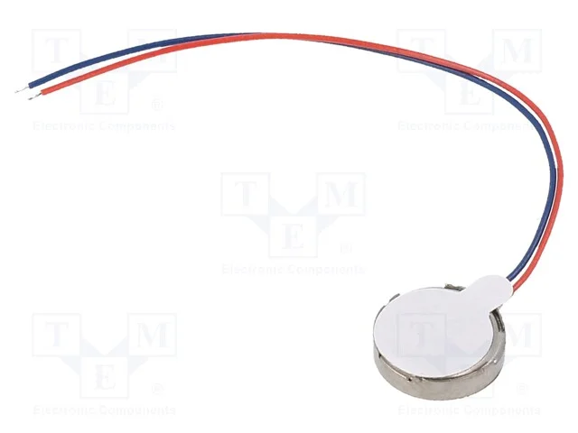 Motor: DC, vibrat&oacute;rios, 1,5&divide;4,2VDC, 50mA, 10x2,7mm