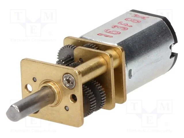 Motor: DC, com transmiss&atilde;o, HP, 6VDC, 1,6A, Eixo:.