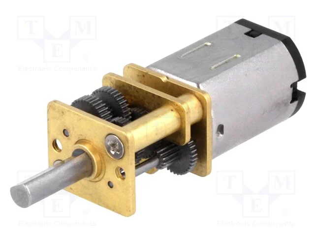 Motor: DC, com transmiss&atilde;o, HPCB, 6VDC, 1,5A, Eix.