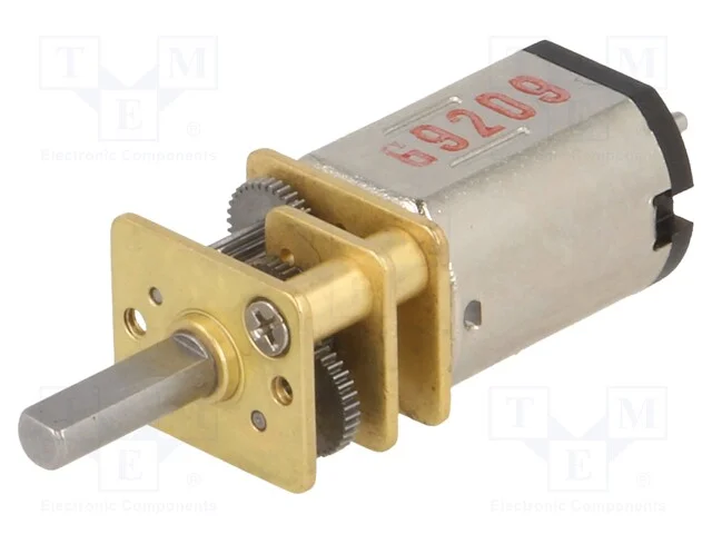 Motor: DC, com transmiss&atilde;o, HPCB, 6VDC, 1,5A, Eix.