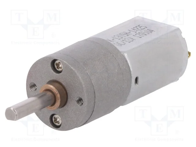 Motor: DC, com transmiss&atilde;o, 12VDC, 1,6A, Eixo: in.