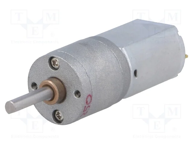 Motor: DC, com transmiss&atilde;o, 6VDC, 2,9A, Eixo: inc.