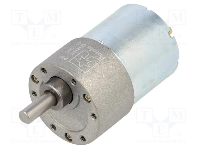 Motor: DC, com transmiss&atilde;o, 6&divide;12VDC, 5,5A, Eixo: .