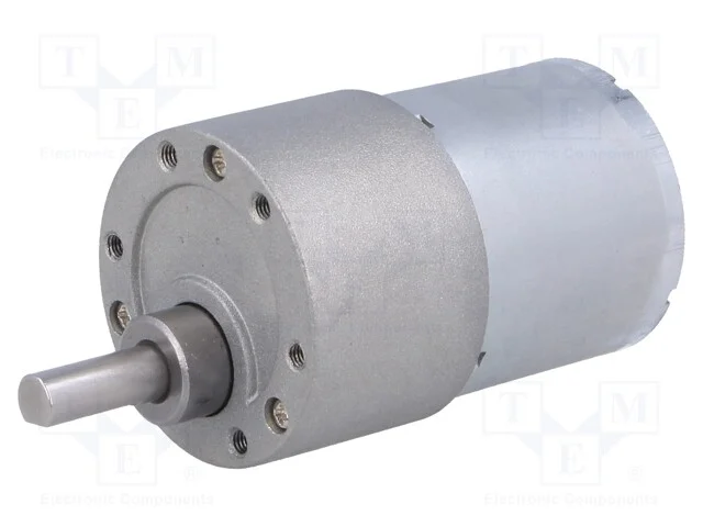 Motor: DC, com transmiss&atilde;o, 6&divide;12VDC, 5,5A, Eixo: .