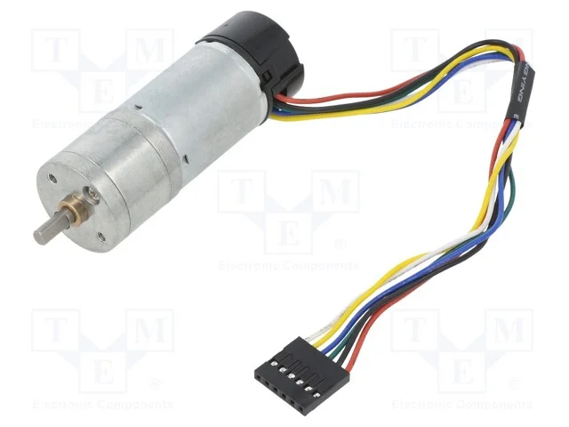 Motor: DC, com encoder,com transmiss&atilde;o, LP, 6VDC,.