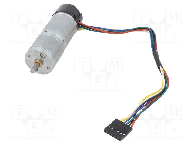 Motor: DC, com encoder,com transmiss&atilde;o, LP, 6VDC,.