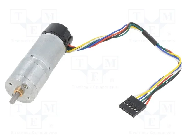 Motor: DC, com encoder,com transmiss&atilde;o, LP, 6VDC,.