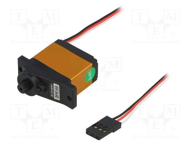 Motor: servomecanismo, 4,8&divide;6VDC, micro, digitais,.