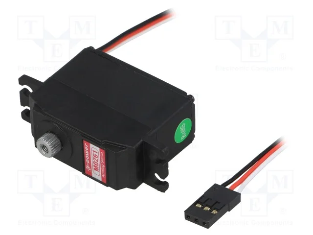 Motor: servomecanismo, 4,8&divide;6VDC, mini, anal&oacute;gico,.