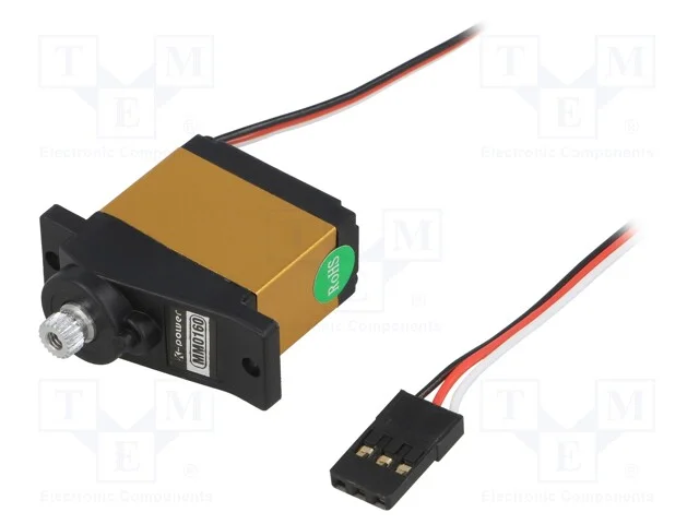 Motor: servomecanismo, 4,8&divide;6VDC, micro, anal&oacute;gico.