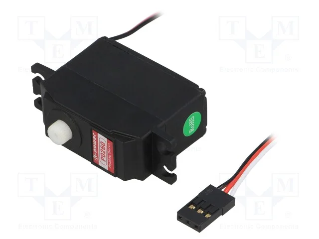 Motor: servomecanismo, 4,8&divide;6VDC, mini, anal&oacute;gico,.