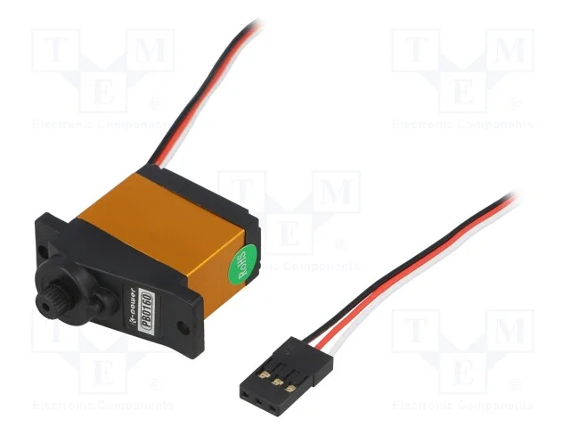 Motor: servomecanismo, 4,8&divide;6VDC, micro, anal&oacute;gico.