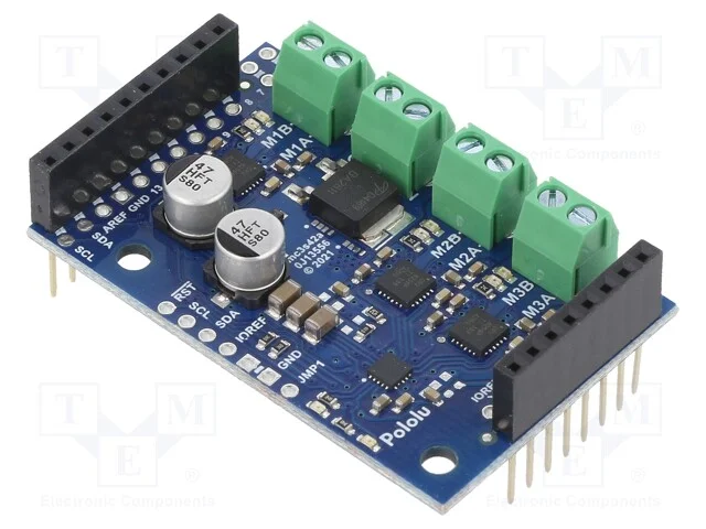 Controlador do motor DC, Motoron, I2C, Isai cont .