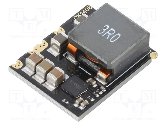 Indutor: Step Down, Usai: 5v, Uent: 6&divide;14v, 8a, 96%