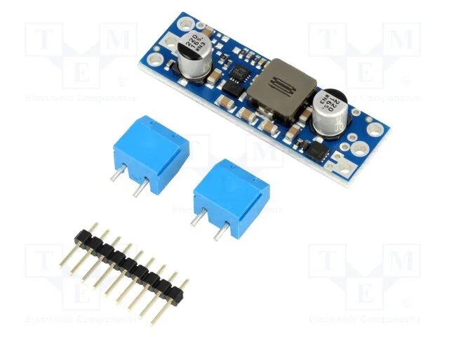 Indutor: Step Up, Usai: 5v, Uent: 2,9&divide;5v, 80&divide;95%, 48x15mm, 5a
