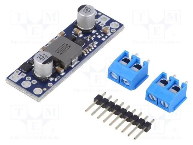 Indutor: step up, Usai: 9V, Uent: 2,9&divide;9V, 5A, 80&divide;.