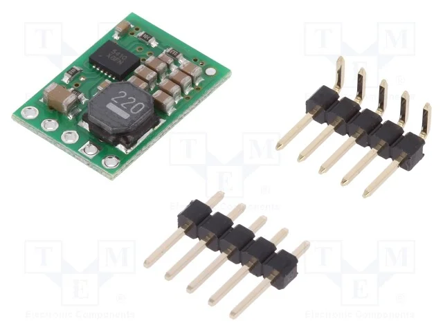 Indutor: Step Down, Usai: 5v, Uent: 5,1&divide;36v, 1a, 85&divide;95%, 12,7x17,8mm