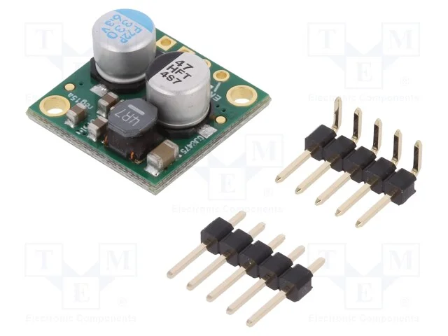 Indutor: Step Down, Usai: 5v, Uent: 6&divide;38v, 2,5a, 85&divide;95%, 17,8x17,8mm