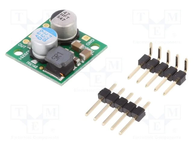 Indutor: step down, Usai: 5V, Uent: 5,3&divide;36V, 2,5A.