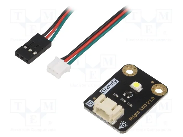 M&oacute;dulo: LED, Gravity, 5VDC, 30x22mm, Cor: branco