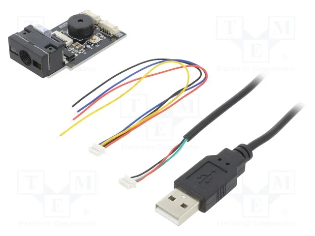 M&oacute;dulo: leitor de c&oacute;digos de barras, 5VDC, UART,U.