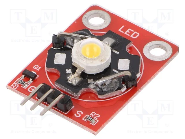 M&oacute;dulo: Led, 3,3&divide;3,6vdc, Cor: Branco, 3w