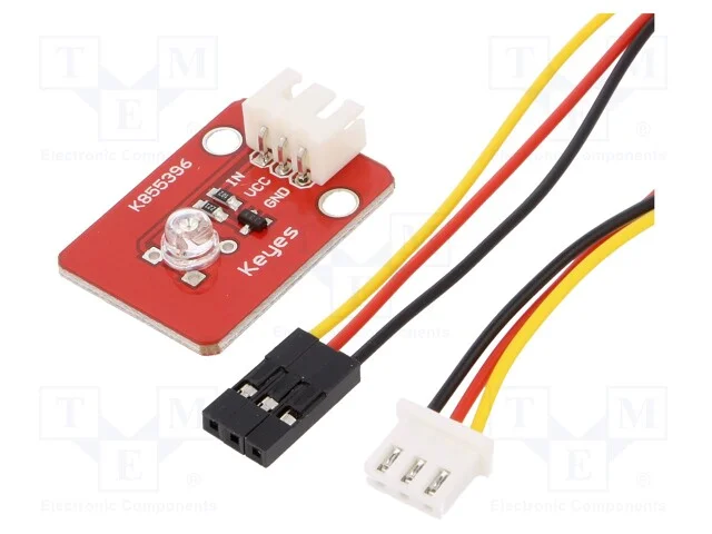 M&oacute;dulo: Led, 2&divide;2,5vdc, Dim: 31x21mm, Arduino, Led: 3mm