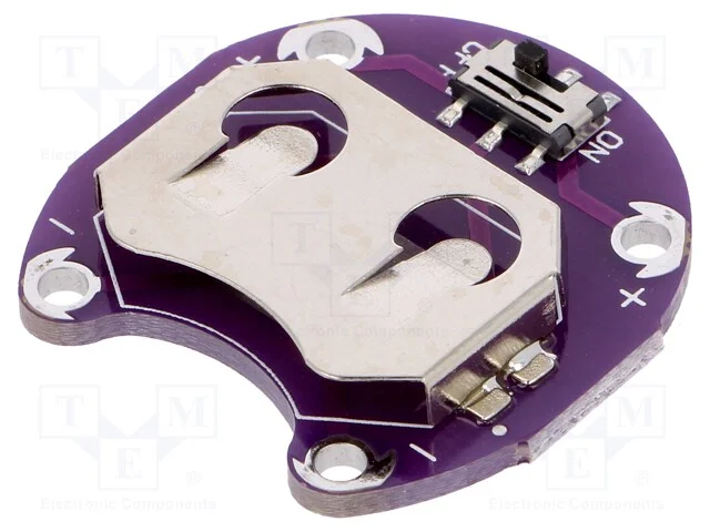 M&oacute;dulo: adaptador, LilyPad, pilhas RTC, Tamanho: .