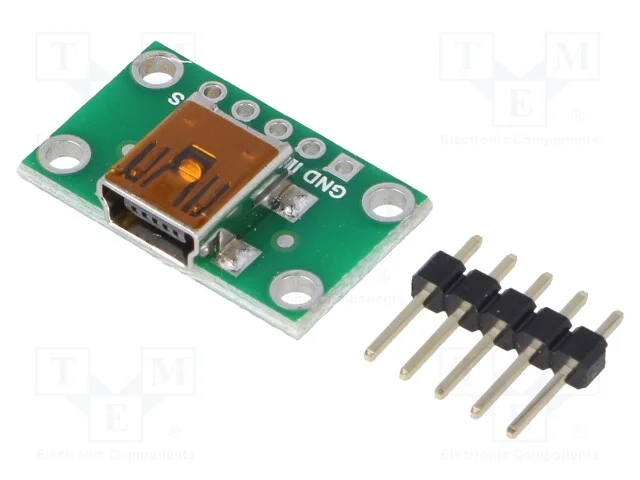 M&oacute;dulo: Adaptador, de Cavilha,Usb B Mini