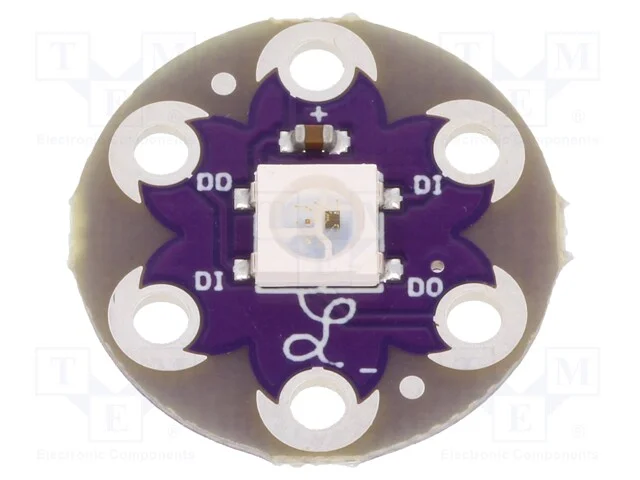 M&oacute;dulo: LED, LilyPad, WS2812B, RGB,diferentes cor.