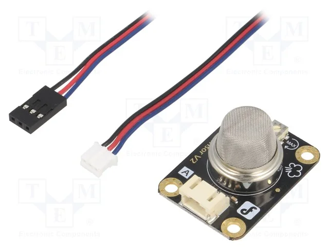 Sensor: concentra&ccedil;&atilde;o de g&aacute;s, anal&oacute;gico, 5VDC, MQ-.