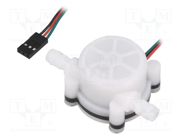 Sensor: medidor de vaz&atilde;o tipo turbina, PWM, 5&divide;12V.