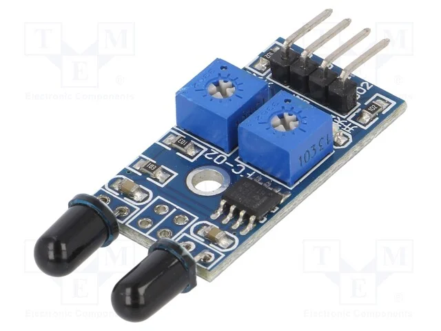 Sensor: Chama, Infravermelho, Digital, 3,3&divide;5vdc, Ic: Lm393, Ch: 2