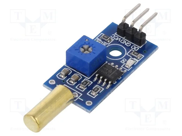 Sensor: inclina&ccedil;&atilde;o, LM393, Ch: 1, 32x14mm, 3&divide;5VDC.