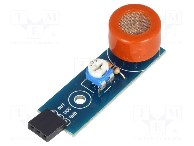 Sensor: atmosf&eacute;rica, g&aacute;s, 5VDC, MQ-3, tomada,barr.