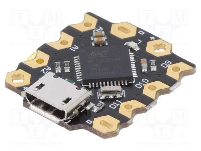 Controlador, Arduino, Atmega32u4, 5vdc, Pwm: 4, Ent.Analog: 5