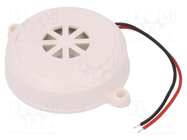 Transdutor de Som: Sinalizador Piezoel&eacute;trico, 12&divide;24vdc, 80&divide;90db