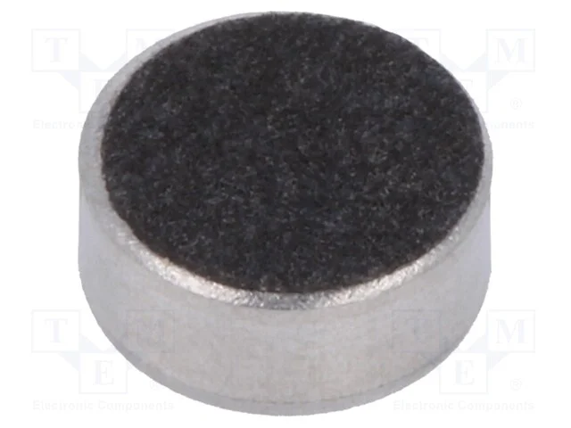 Microfone, 6x2,7mm, 2,2ko, 0,5ma, 1&divide;10v, 100&divide;10000hz, -60db
