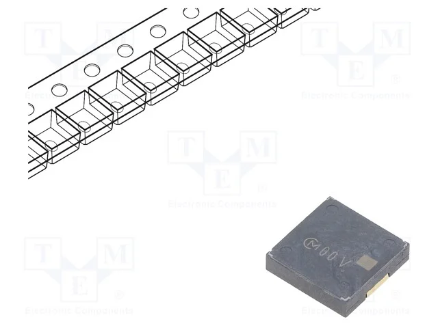 Transdutor de Som: Sinalizador Piezoel&eacute;trico, -20&divide;70c, H: 3mm