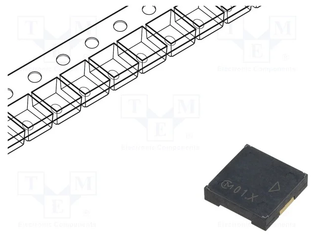 Transdutor de Som: Sinalizador Piezoel&eacute;trico, -20&divide;70c, H: 3mm