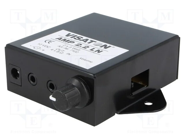 Amplificador &Aacute;udio Externo, 12vdc, Imp.De Sa&iacute;da: 1,1o, 46ma, 3,2w