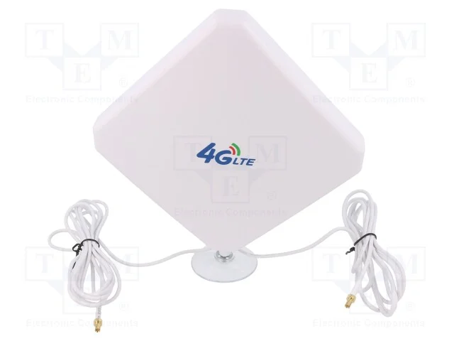 Antena, Lte, 20dbi, para Parede, 50o, 680&divide;960mhz,1710&divide;2700mhz, Ts9