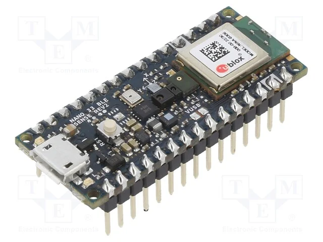 Arduino Pro, de cavilha,USB micro, 64MHz, 3,3VDC,.