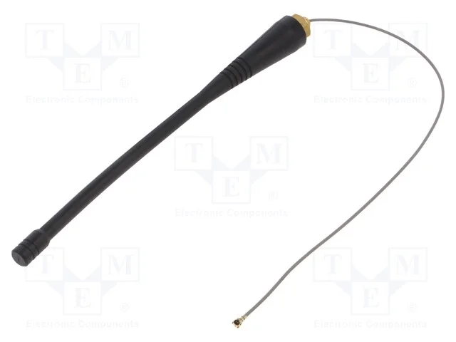 Antena, RF, 1,3dBi, linear, 50O, 470&divide;510MHz, U.FL.