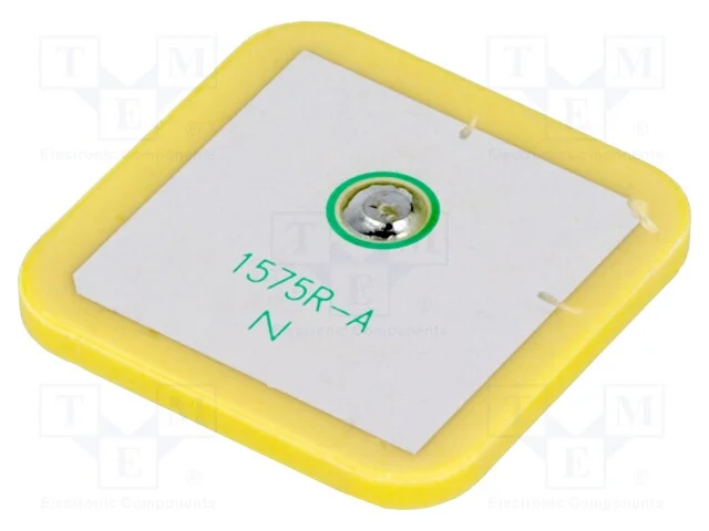 Antena, Gps, Rhcp, 50o, 25x25x2mm, Cer&acirc;mica, -40&divide;105c, 1,575ghz