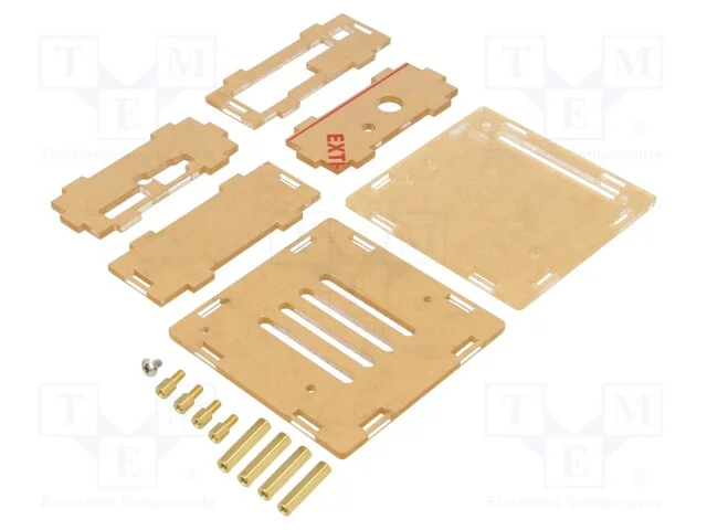 Carca&ccedil;a: para computador, BANANA-PI-M2+, Plexigl&aacute;.